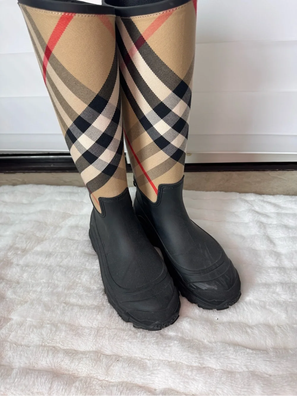 Burberry Over-Calf Rain Boots